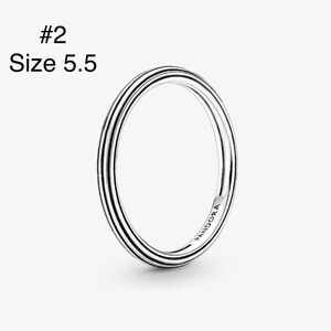 Pandora Silver Triple Band Ring